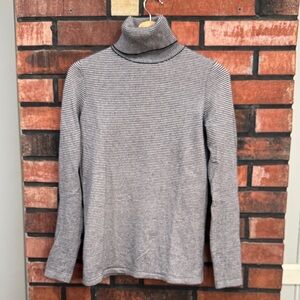 See by Chloe Striped Turtleneck Sweater